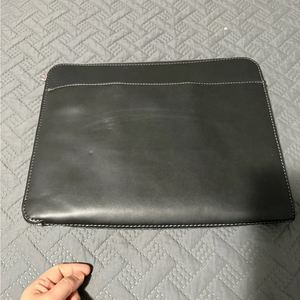 Charles & Keith Black and Gray Laptop Bag